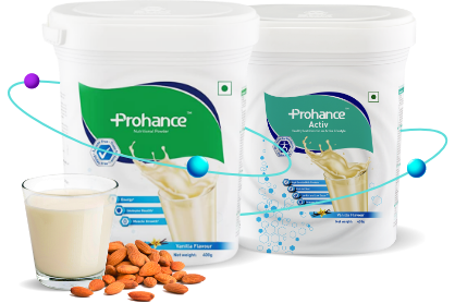 Prohance and Prohance Activ health drinks for adults