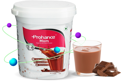 Prohance Mom Chocolate nutritional drink for pregnant and lactating women