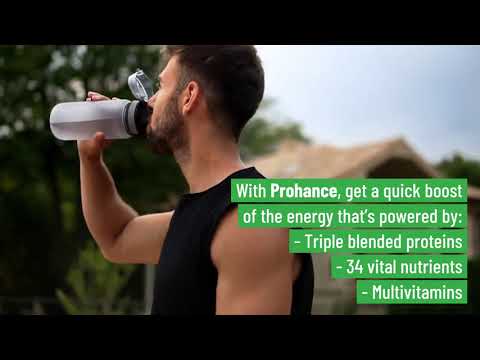 Boost Your Energy with Prohance - Triple Blend Proteins, 34 Vital Nutrients and Multivitamins
