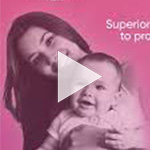 Prohance Mom video thumbnail showing happy mother holding her baby